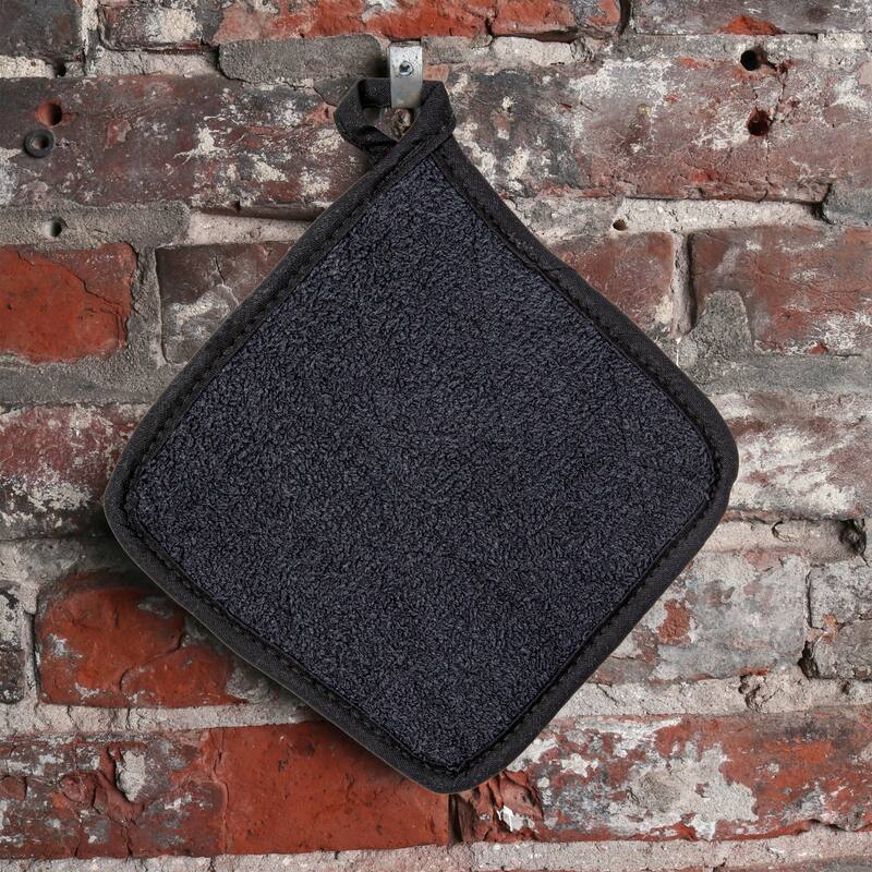 Arkwright Home 7x7 Solid Color Cotton Terry Pot Holders - Pack of 12