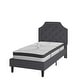 preview thumbnail 83 of 121, Tufted Platform Bed with 10 Inch Pocket Spring Mattress