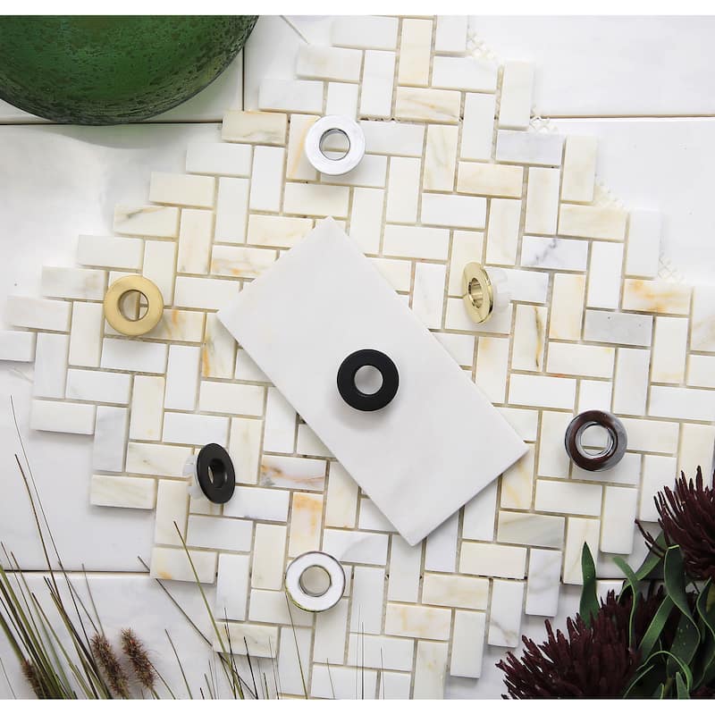 Kingston Brass Made To Match 1-3/16" Sink Overflow Hole Cover Ring