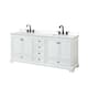 Option White / White Quartz Top / Matte Black Hardware