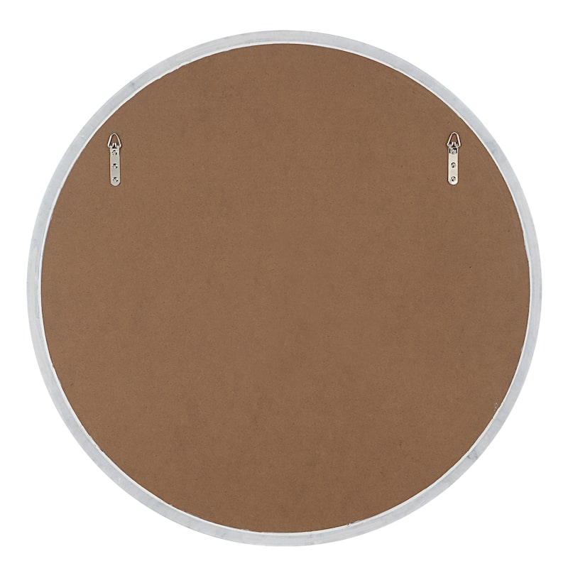 Renwil Cento 36" H x 36" W Wall Mirror, White