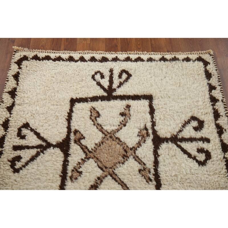Turkish Anatolian Runner Rug Hallway Hand-knotted Wool Carpet - 3'6"x 11'6"