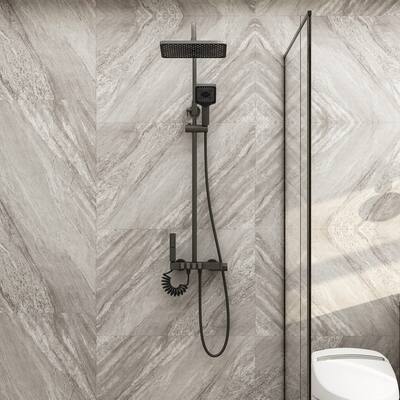 Shower Faucets Sets Complete Digital Temperature Display,Shower System - 45"