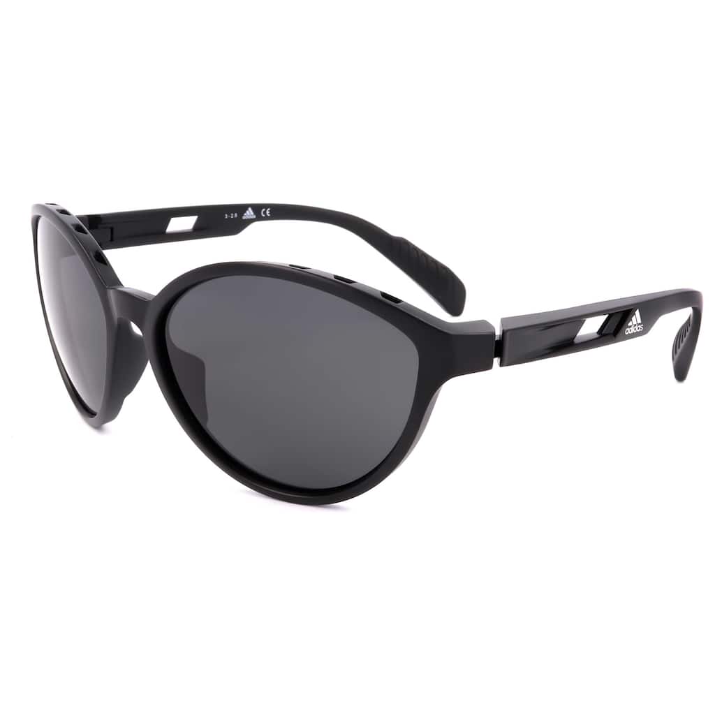 Adidas Sport Woman 61mm Shiny Black Sunglasses SP0012-01A-61