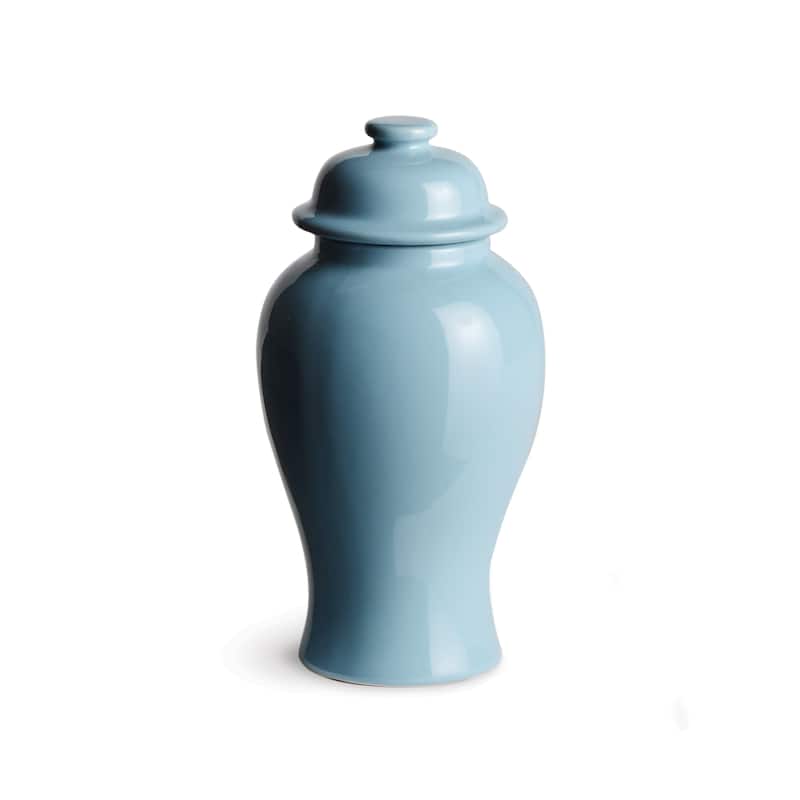 Koa Lidded Ginger Jar - Blue - Small Mini