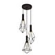 preview thumbnail 3 of 1, Elegant Lighting LDPD2108 Jago 3 Light 16" Wide Pendant with Aluminum