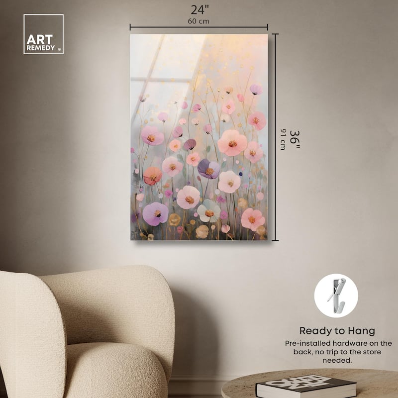 Tiny Blooms II Acrylic by Art Remedy, Ready to Hang