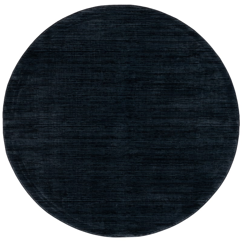 SAFAVIEH Vision Sunanda Modern Ombre Tonal Rug - 10' Round - Black