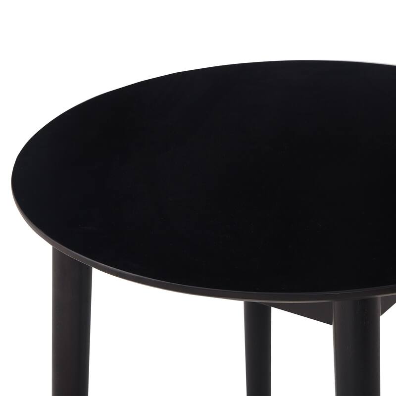 Round Table, all solid wood, can sit 2-4 people diameter 31.5 inches