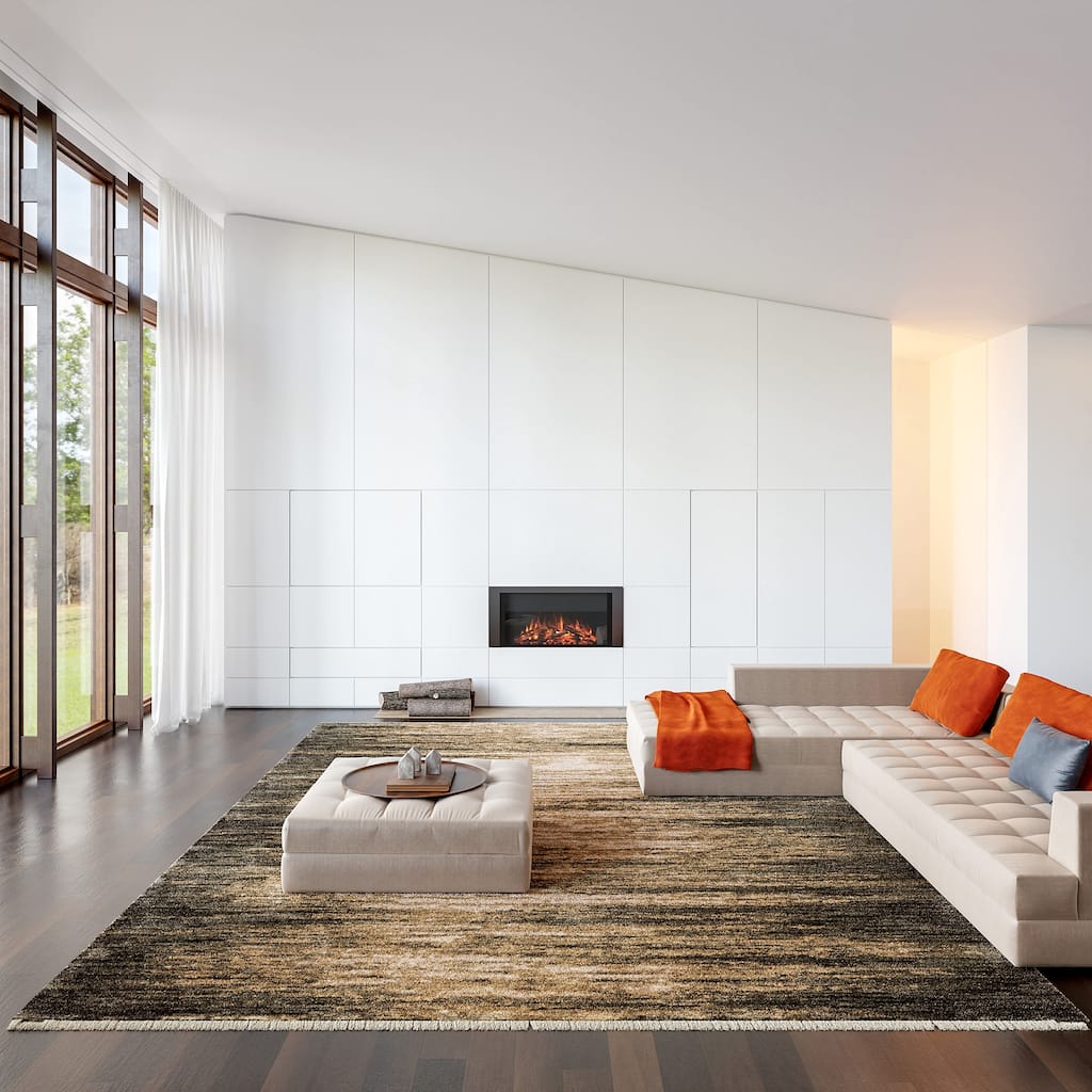 Fiadh Abstract Fringe Area Rug