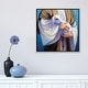 preview thumbnail 11 of 16, iCanvas "Safe In The Arms Of Jesus" by Mikki Senkarik Framed Canvas Print