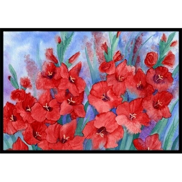 Carolines Treasures IBD0250MAT Gladioli Indoor or Outdoor Mat 18 x 27