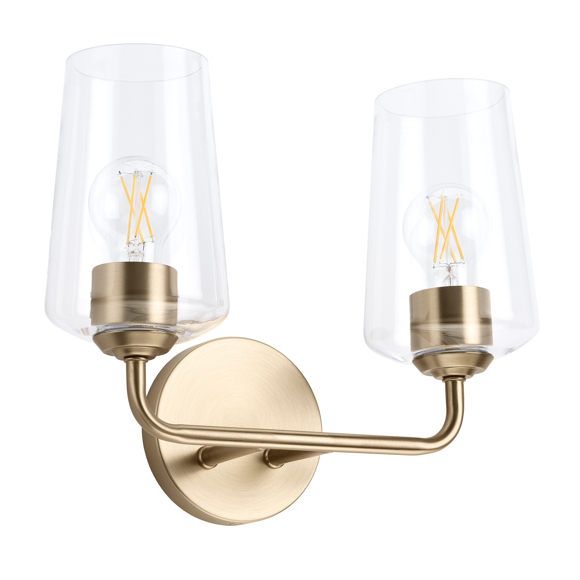 Celino Two-Light Bath & Vanity with Clear Glass - 14