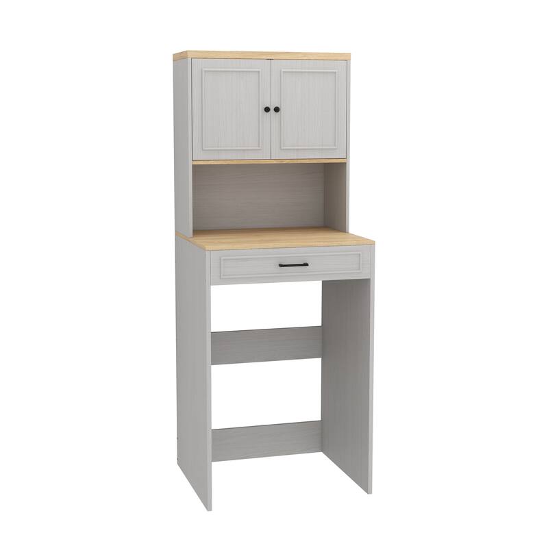 Anmytek Space Saving Storage Cabinet Laundry Washer Pedestal Kitchen Appliance Organizer