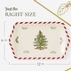 preview thumbnail 7 of 5, Spode Christmas Tree Peppermint Dessert Tray - 12" L x 7.25" W