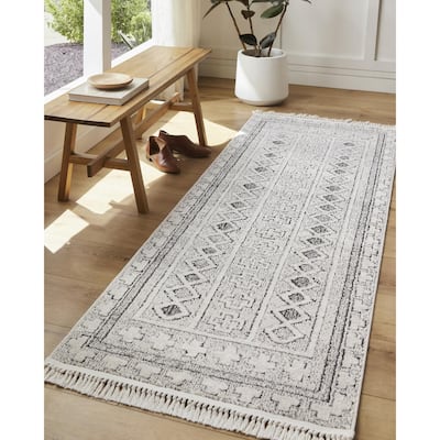 Livabliss Scandinavian Berlin Diamond Area Rug