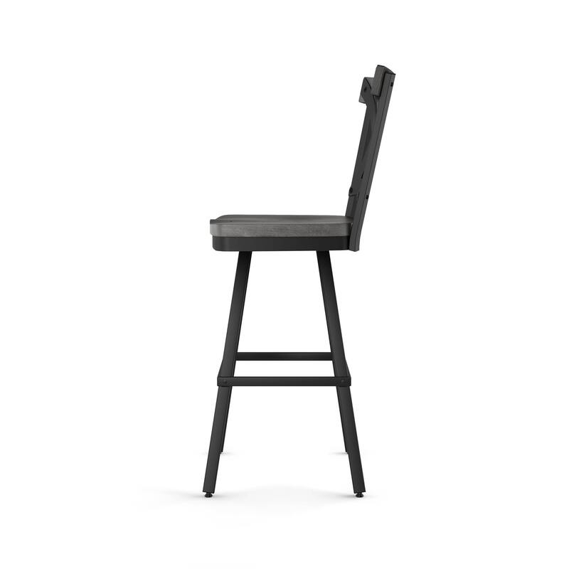 Amisco Jasper Swivel Counter and Bar Stool