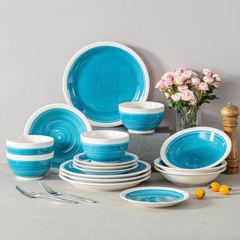 vancasso ORI Stoneware 16-Piece Dinnerware Set, Service for 4