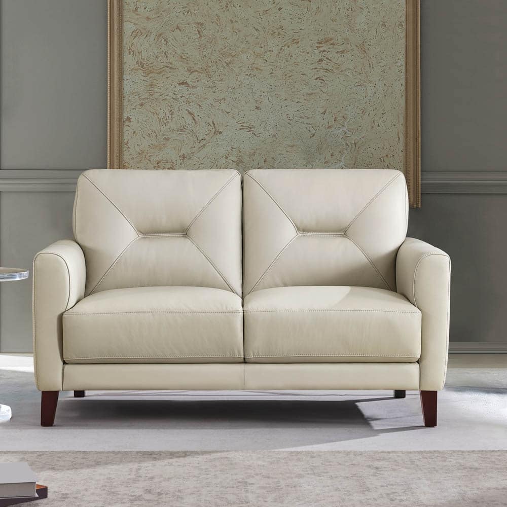 Hydeline Mavis Top Grain Leather Loveseat