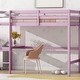 preview thumbnail 26 of 31, Twin High Loft Bed, Rubber Wood Loft Bed With Safety Guardrail, Built-In Desk, Ladder