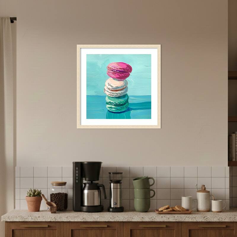 Macarons by Pauline Wegman Wood Framed Wall Art Print