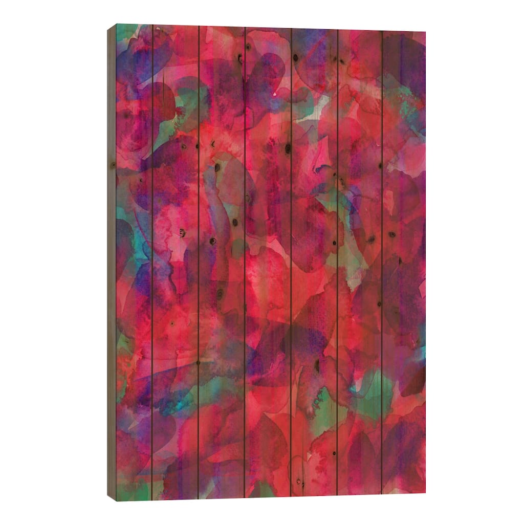 Mercury In Retrograde Print On Wood by Jacqueline Maldonado - Multi-Color