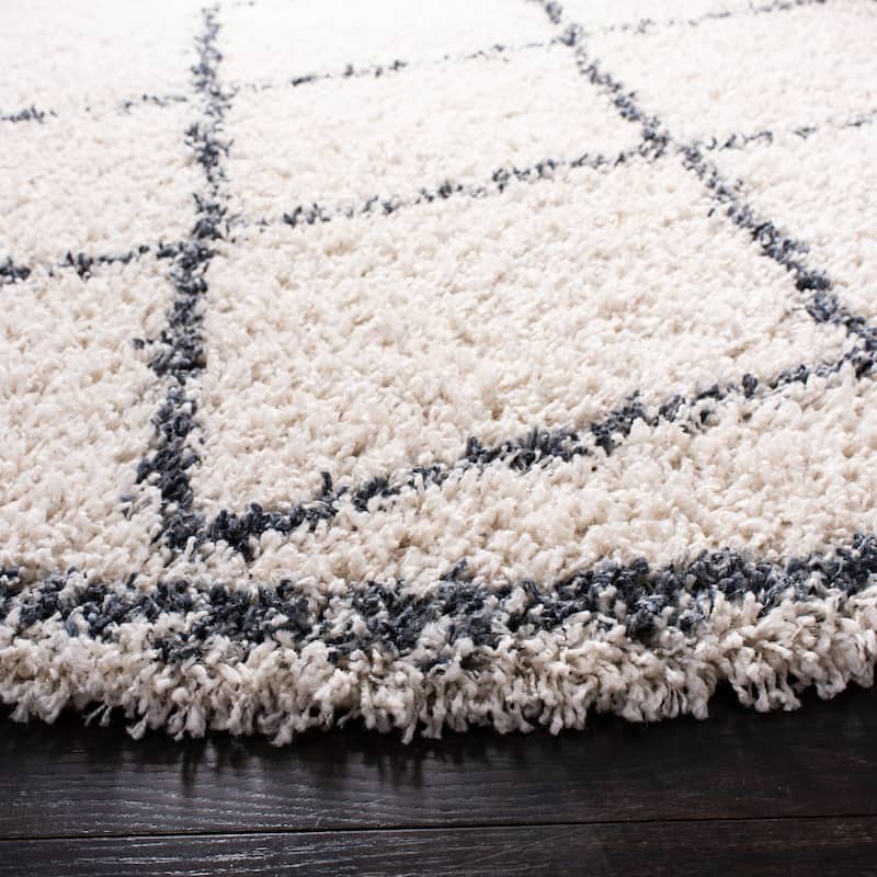 SAFAVIEH Pro Luxe Shag Dile Moroccan Tassel 2.4-inch Thick