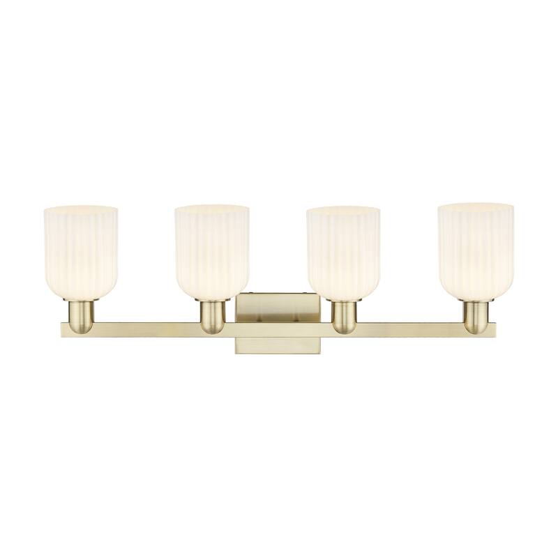 Innovations Lighting Downtown Urban - Bridal Veil - 4 Light 32" Bath Vanity Light