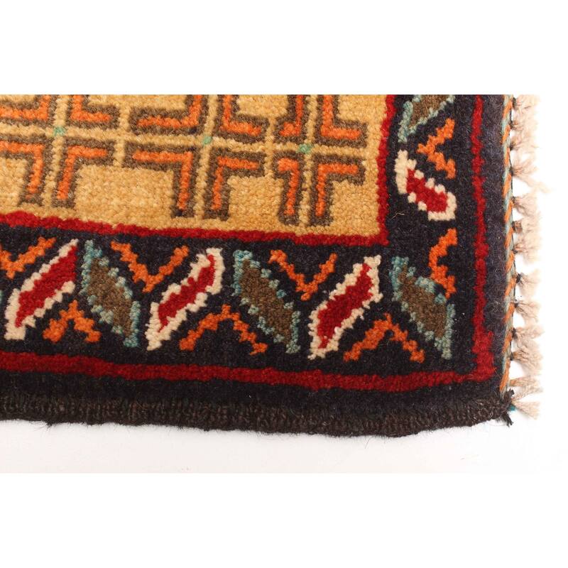 ECARPETGALLERY Hand-knotted Teimani Red Wool Rug - 3'0 x 4'10