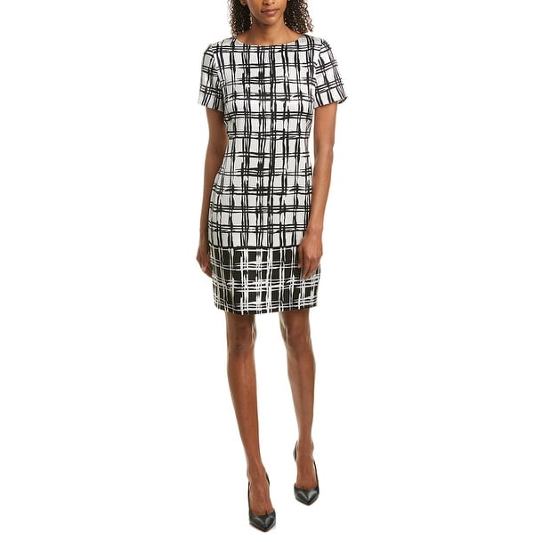 St. John Silk-Blend Shift Dress. Opens flyout.