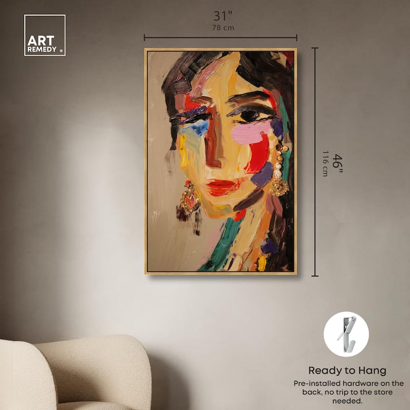 Colorful Expression II Canvas by Art Remedy