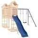 preview thumbnail 14 of 20, vidaXL Swing Set Outdoor Backyard Wooden Playground Equipment for Kids Age 3-8