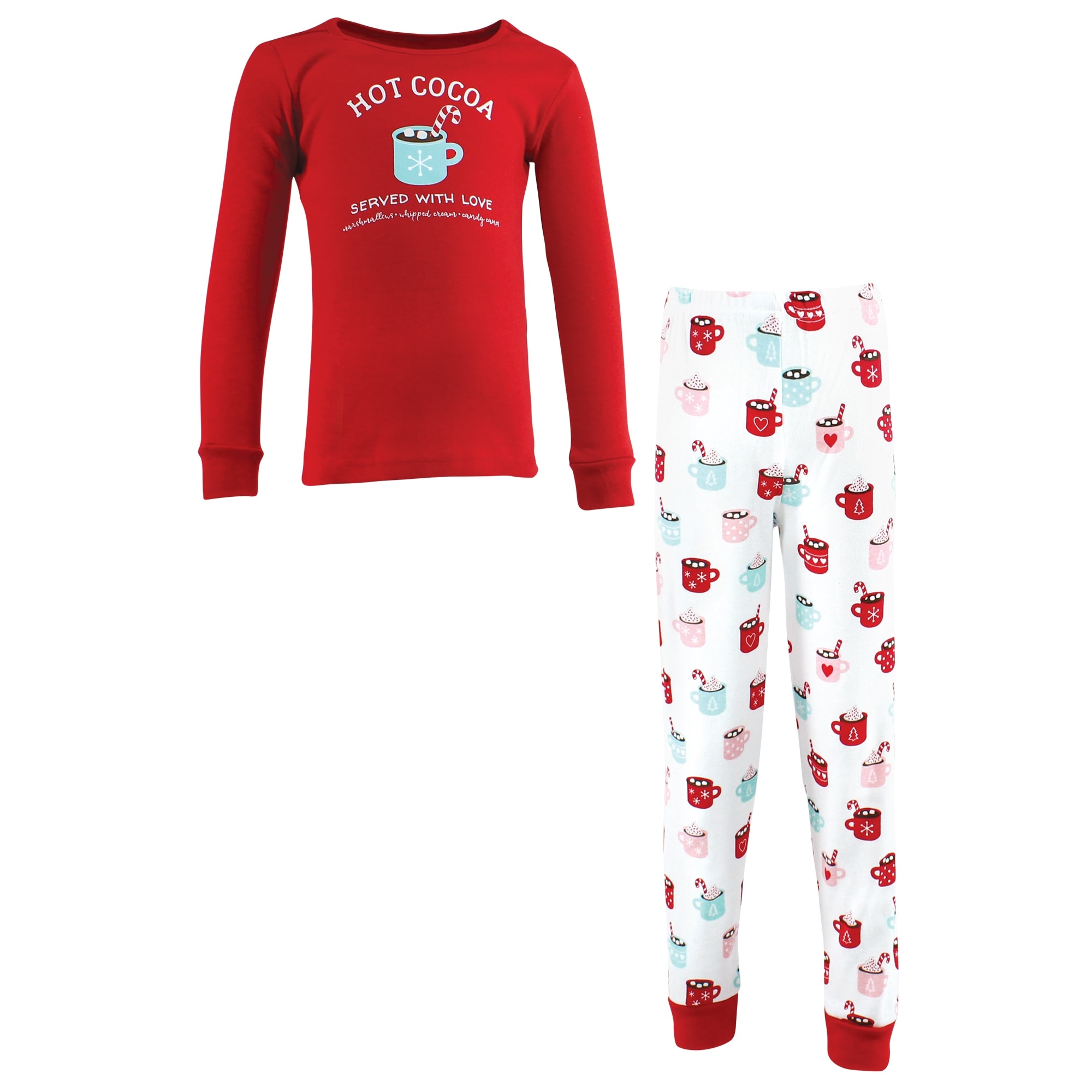 Hudson Baby Infant Cotton Pajama Set, Hot Cocoa
