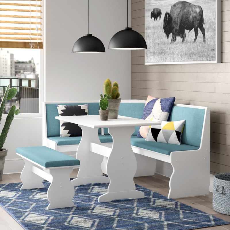 Hannah Breakfast Nook 3 piece Dining Set On Sale Bed Bath