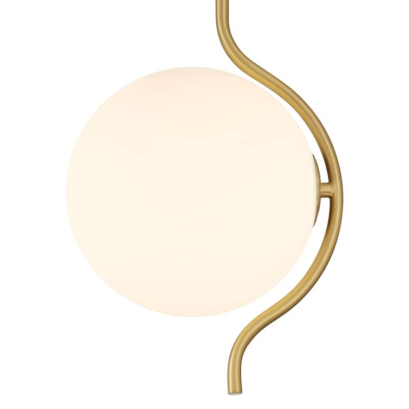 Acroma Modern Dimmable Glass Semi Flush Mount Ceiling Lighting