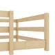 preview thumbnail 53 of 70, Full Size Montessori Floor Bed with Safety Fence, Solid Pine Wood Frame, Kids Low-Profile Bed for Boys and Girls, Easy Assembly