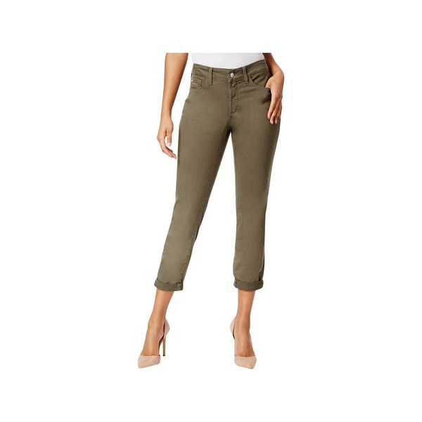 NYDJ Womens Alina Ankle Jeans Colored Convertible