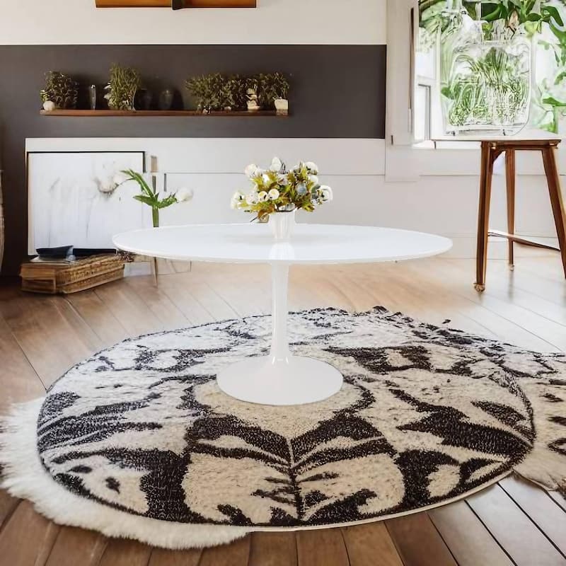 Oval Marble Coffee Table