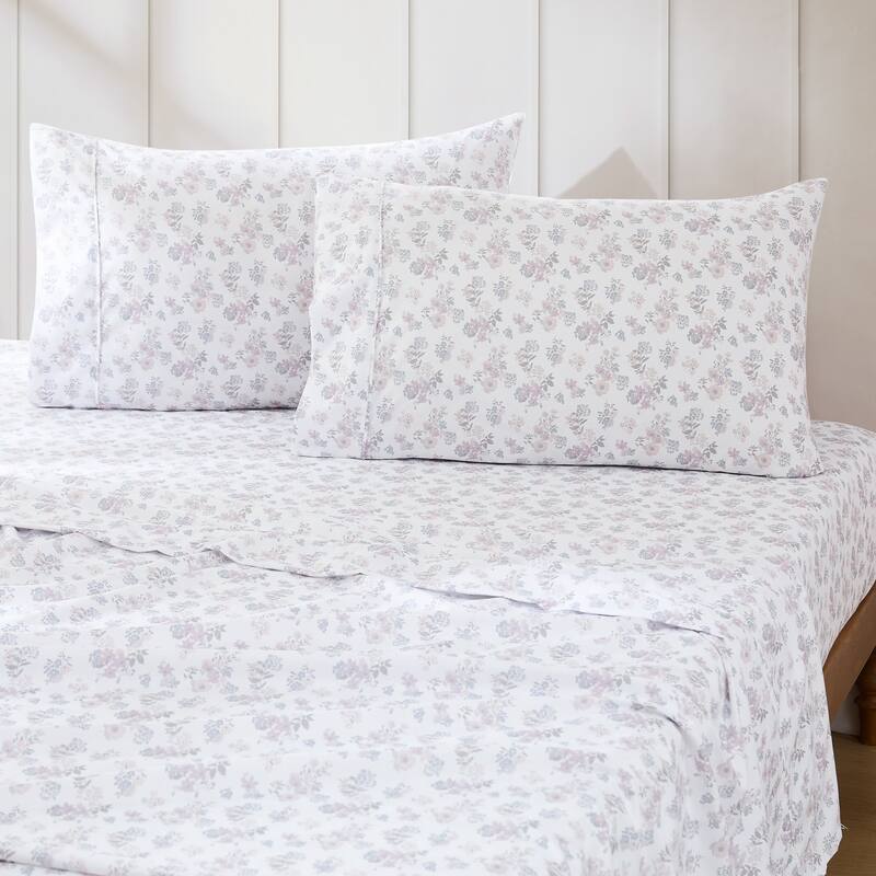 Lush Decor Suzette Pink Sheet Set