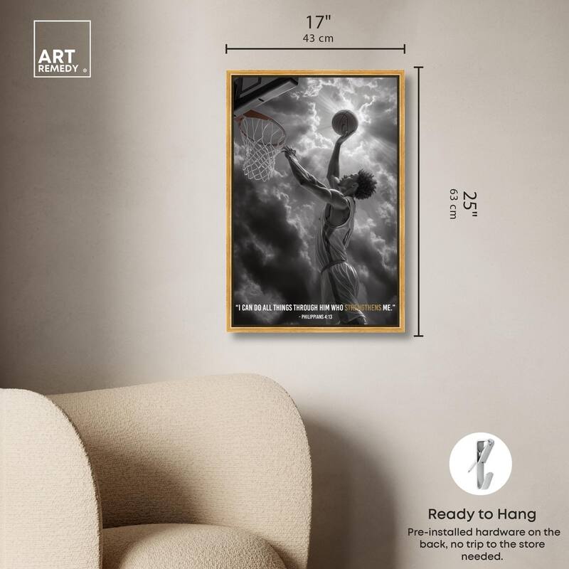 Strengthen Me Canvas by Art Remedy