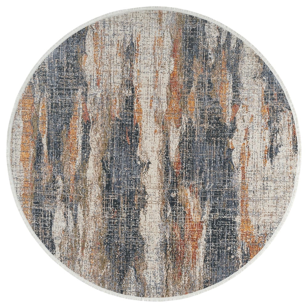 Artundra Multi Colored Machine Made Flatweave Indoor Area Rug