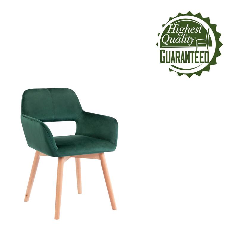 Porthos Home Diana Velvet/ Beech Wood Dining Chairs (Set of 2)