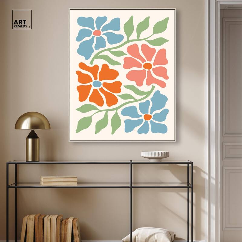 The Flowers Vines all Season Canvas by Art Remedy