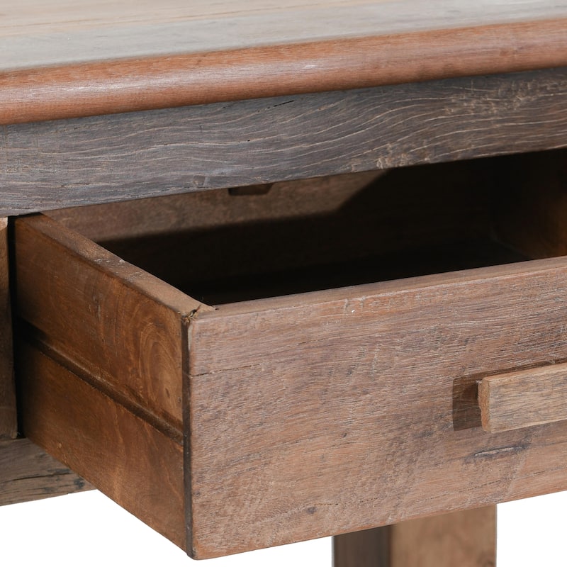 Classic Home Ezra Reclaimed Wood 6Dwr Console Table Natural