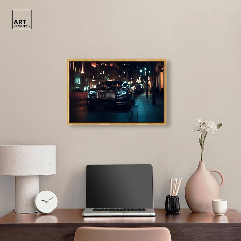 Phantom's Gleam Canvas by Art Remedy