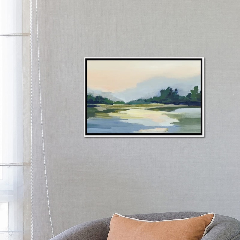 iCanvas "Forest Sunset View" by Lera Framed Canvas Print