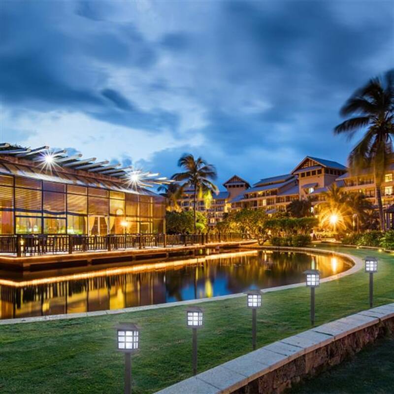 8pcs White LED Solar Lantern Torch Light Garden Landscape Lighting - 14.6 x 3.5 x 3.5
