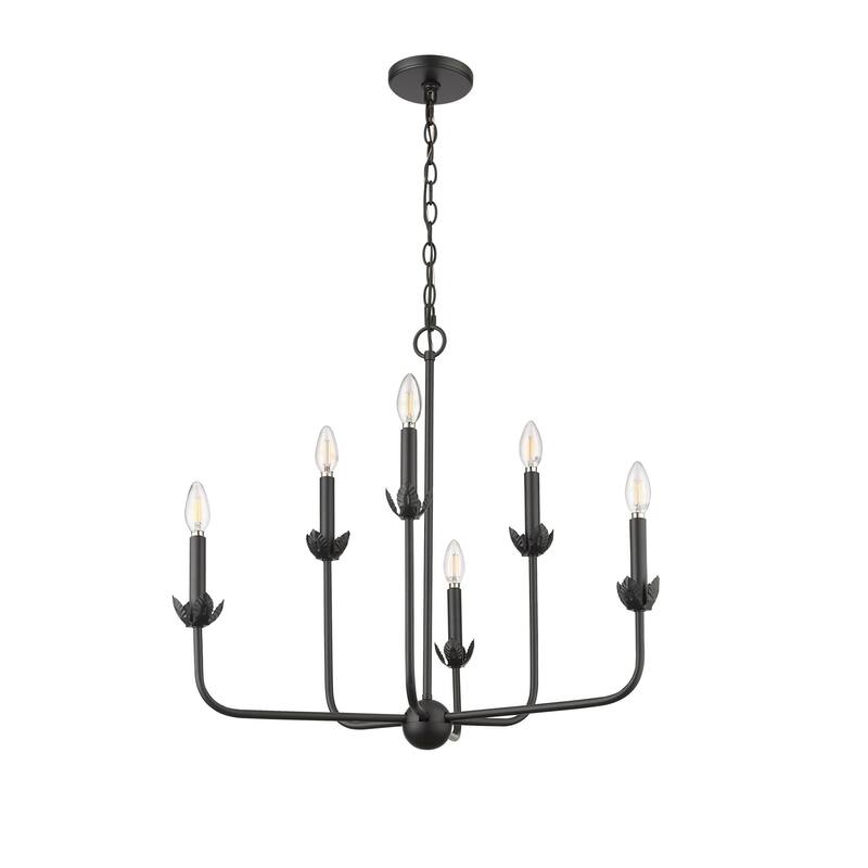 Millennium Lighting 29706 Freesia 6 Light 26" Wide Taper Candle Style