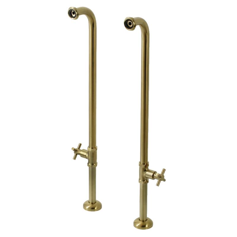 Kingston Brass Concord 27-3/4" Freestanding Tub Supply Line - Brushed Brass
