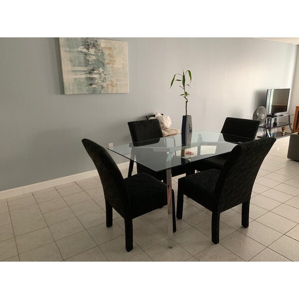 Top Product Reviews For Zavier Rectangle Glass Dining Table By Christopher Knight Home 19754414 Overstock
